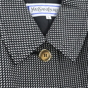 Yves Saint Laurent Setup Suit Jacket Skirt Black HZ290/HE133-116 #L #S 154448