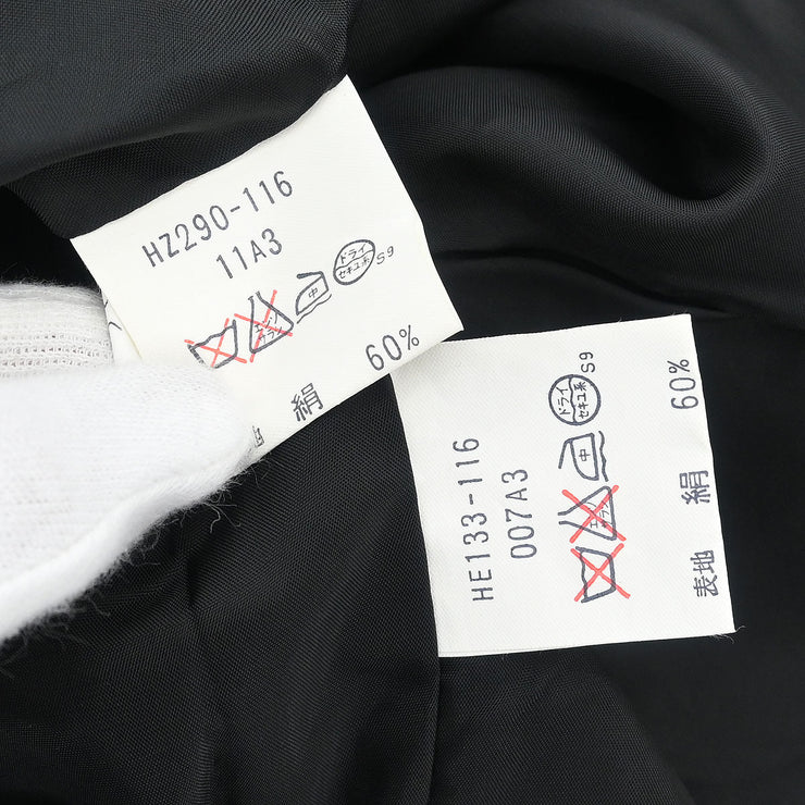 Yves Saint Laurent Setup Suit Jacket Skirt Black HZ290/HE133-116 #L #S 154448