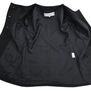 Yves Saint Laurent Setup Suit Jacket Skirt Black HZ145-409 HE090-409 #M 154449