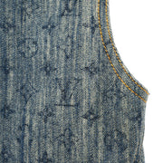 Louis Vuitton Sleeveless Dress Indigo RW161A B78 F9DR25 #36 154451