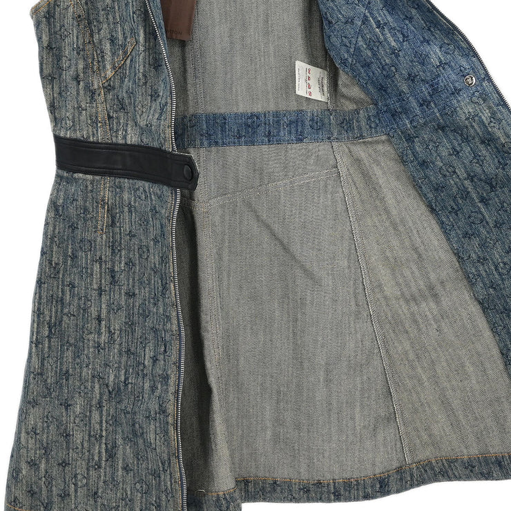 Louis Vuitton Sleeveless Dress Indigo RW161A B78 F9DR25 #36 154451