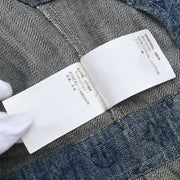 Louis Vuitton Sleeveless Dress Indigo RW161A B78 F9DR25 #36 154451