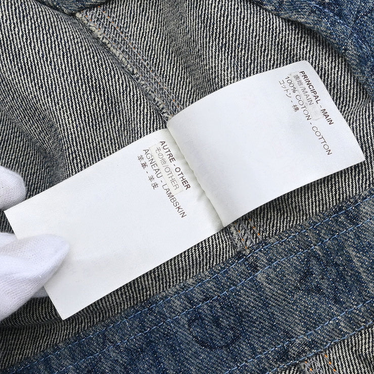 Louis Vuitton Sleeveless Dress Indigo RW161A B78 F9DR25 #36 154451