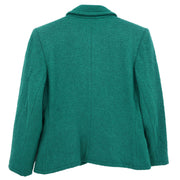Yves Saint Laurent Single Breasted Jacket Green HZ537-870 #L 154453