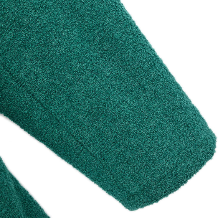 Yves Saint Laurent Single Breasted Jacket Green HZ537-870 #L 154453