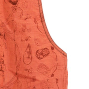 Hermes Sleeveless Top Orange #38 154454