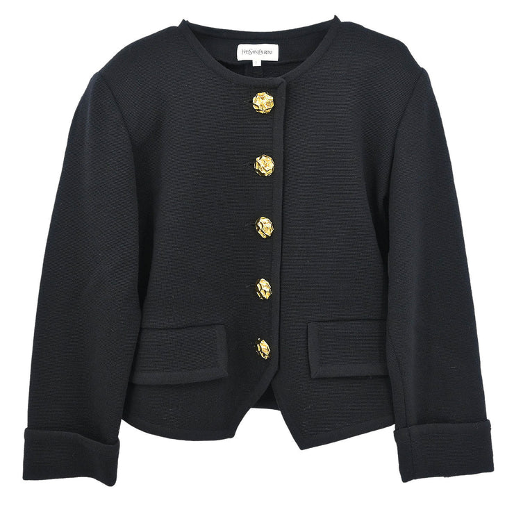 Yves Saint Laurent Jacket Black ST34A518 #L 154455