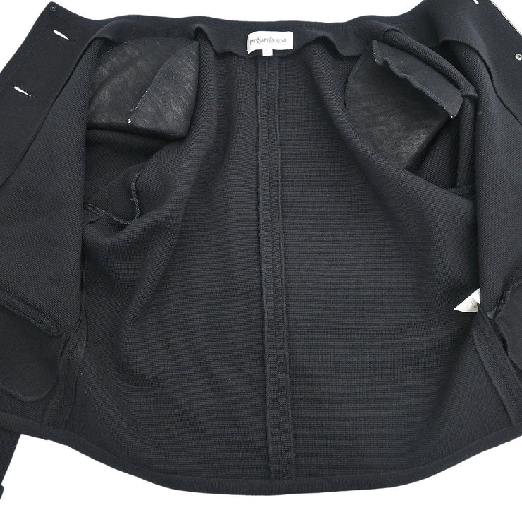 Yves Saint Laurent Jacket Black ST34A518 #L 154455