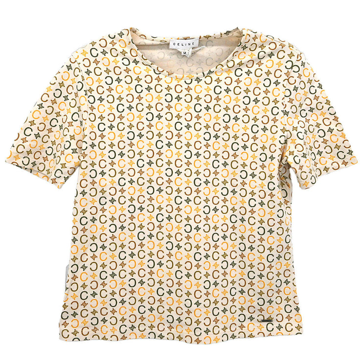 Celine C Macadam T-shirt Top Off-white #M 20358/0156 154460