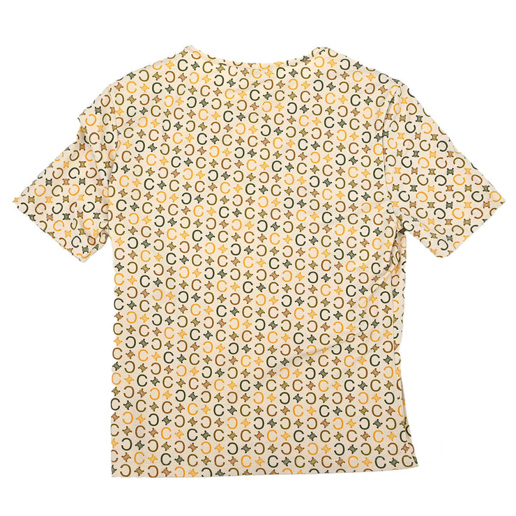 Celine C Macadam T-shirt Top Off-white #M 20358/0156 154460