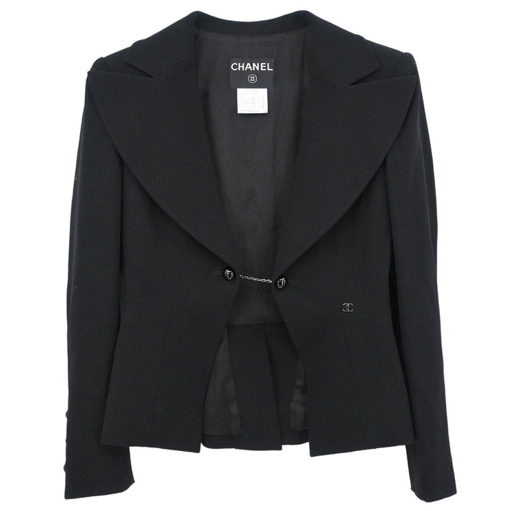 Chanel Jacket Black 03P #34 154462
