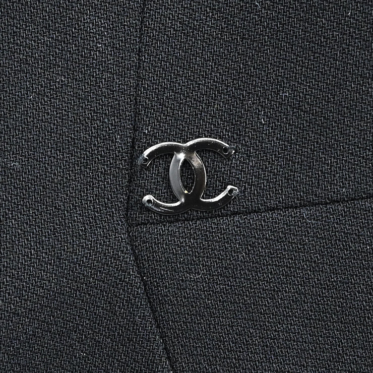 Chanel Jacket Black 03P #34 154462