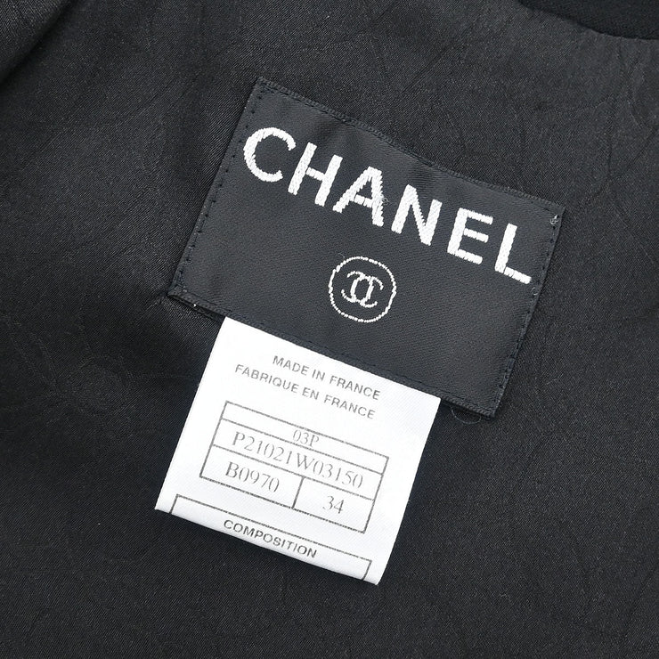 Chanel Jacket Black 03P #34 154462