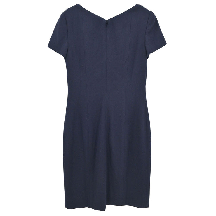 Chanel Dress Navy 96P #40 154464