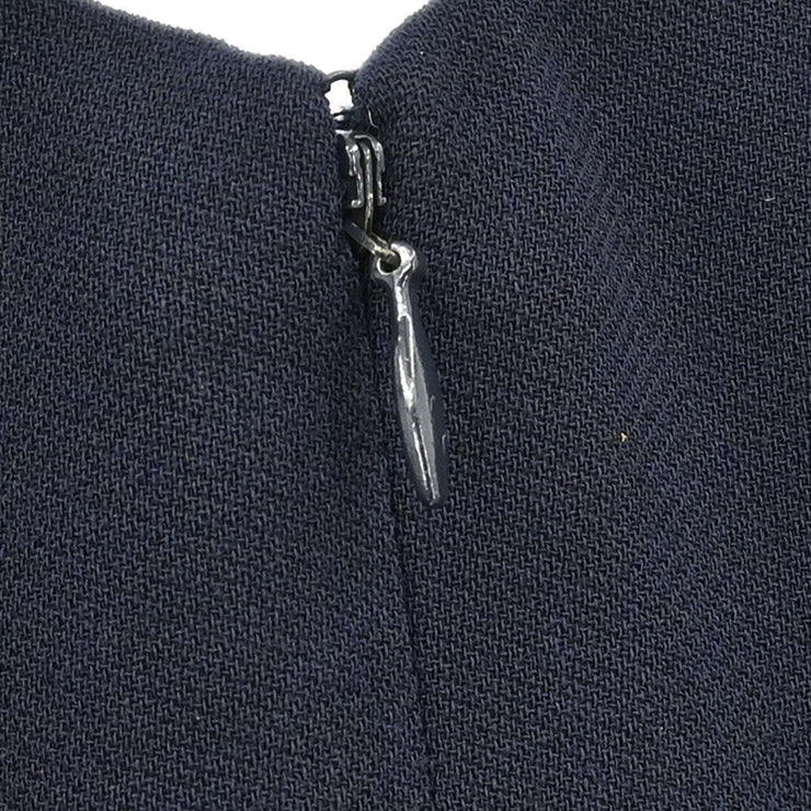 Chanel Dress Navy 96P #40 154464