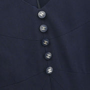 Chanel Dress Navy 96P #40 154464