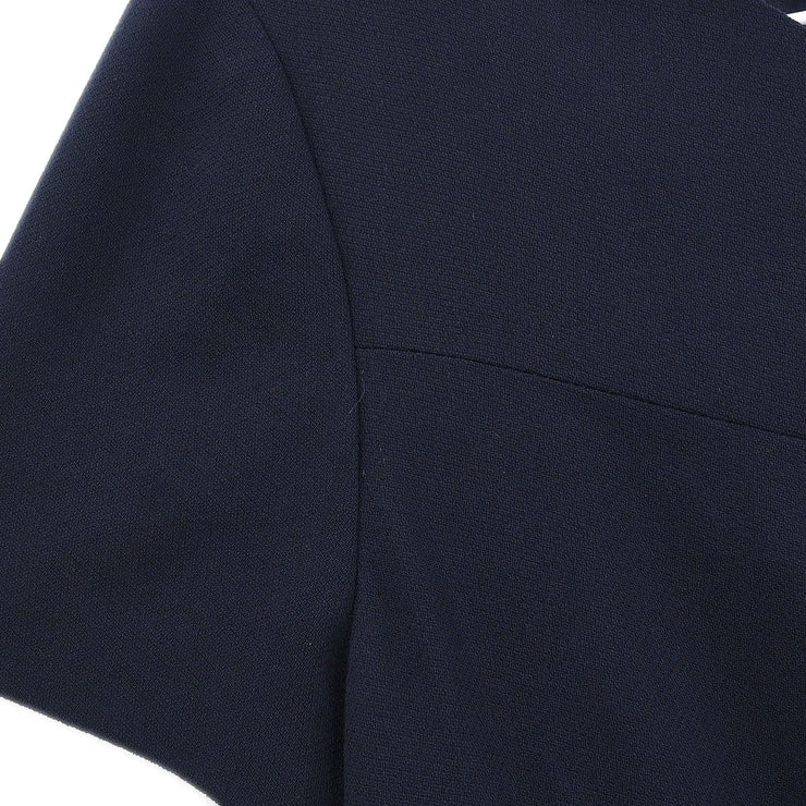 Chanel Dress Navy 96P #40 154464