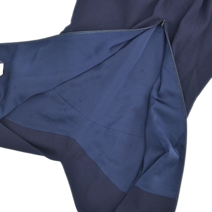 Chanel Dress Navy 96P #40 154464