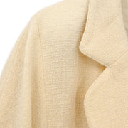 Chanel Single Breasted Jacket White 99C #40 154465