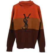 Yves Saint Laurent Sweater Brown AS79-176 #MA 154468