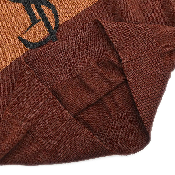 Yves Saint Laurent Sweater Brown AS79-176 #MA 154468