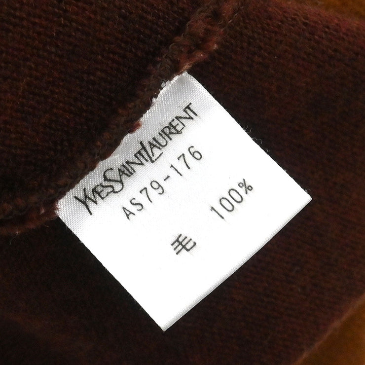 Yves Saint Laurent Sweater Brown AS79-176 #MA 154468