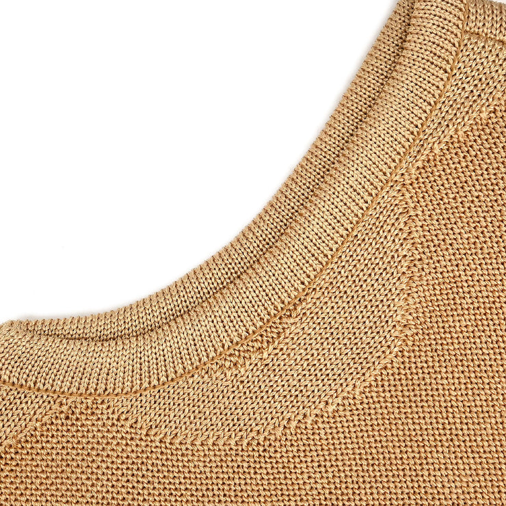 Yves Saint Laurent Tank Sleeveless Top Beige SKB9-393 #M 154469