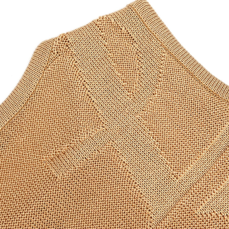 Yves Saint Laurent Tank Sleeveless Top Beige SKB9-393 #M 154469