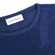 Yves Saint Laurent Top Navy SBB9-392 #M 154470