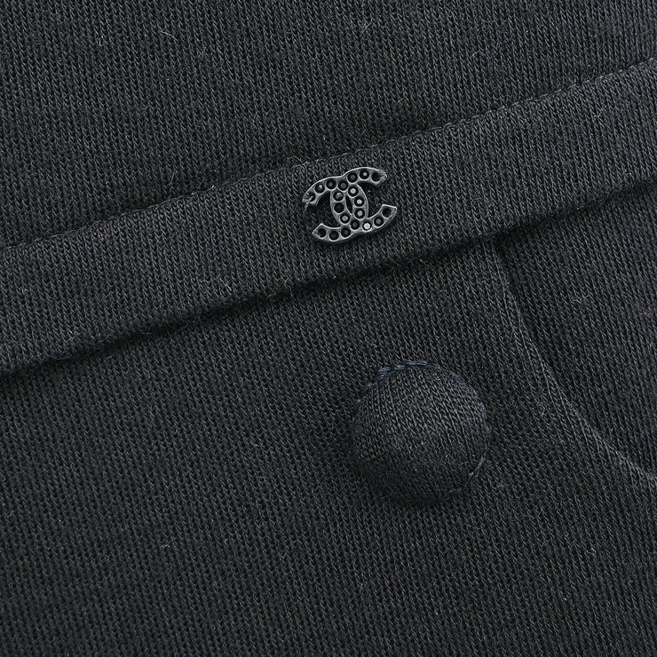 Chanel Sleeveless Dress Black 07A #38 154471