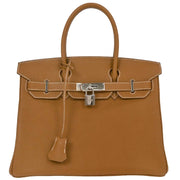 Hermes Gold Togo Birkin 30 Handbag 25E Square:K 154473