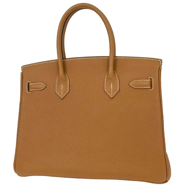 Hermes Gold Togo Birkin 30 Handbag 25E Square:K 154473