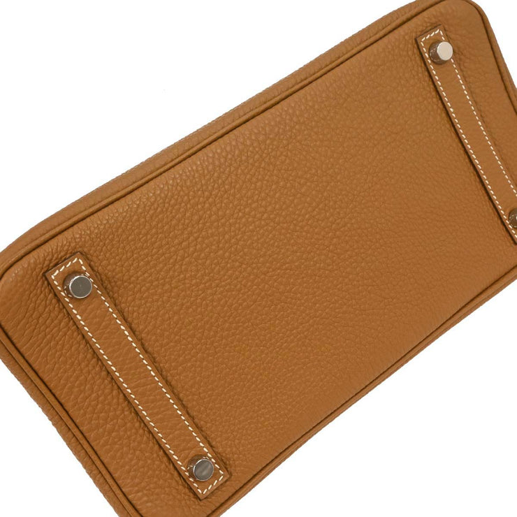 Hermes Gold Togo Birkin 30 Handbag 25E Square:K 154473