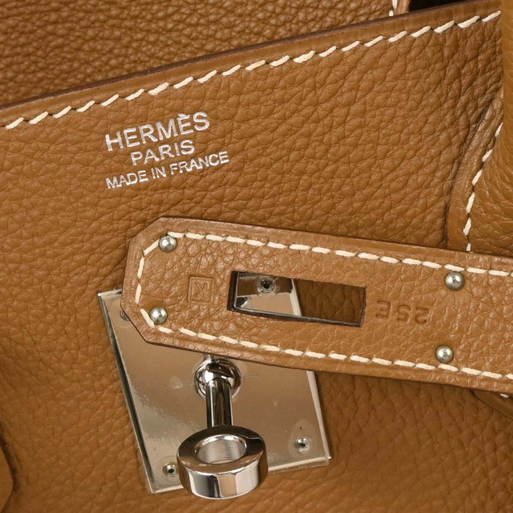 Hermes Gold Togo Birkin 30 Handbag 25E Square:K 154473