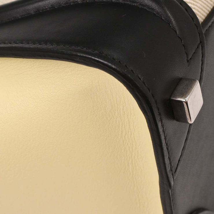 Celine Tricolor Canvas Leather Micro Luggage Tote Bag U-GA-0135 154474