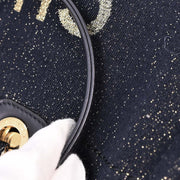 Chanel Navy Gold Small Deauville Tote Bag 154478