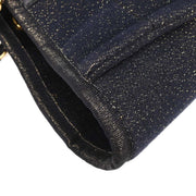 Chanel Navy Gold Small Deauville Tote Bag 154478