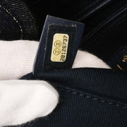 Chanel Navy Gold Small Deauville Tote Bag 154478