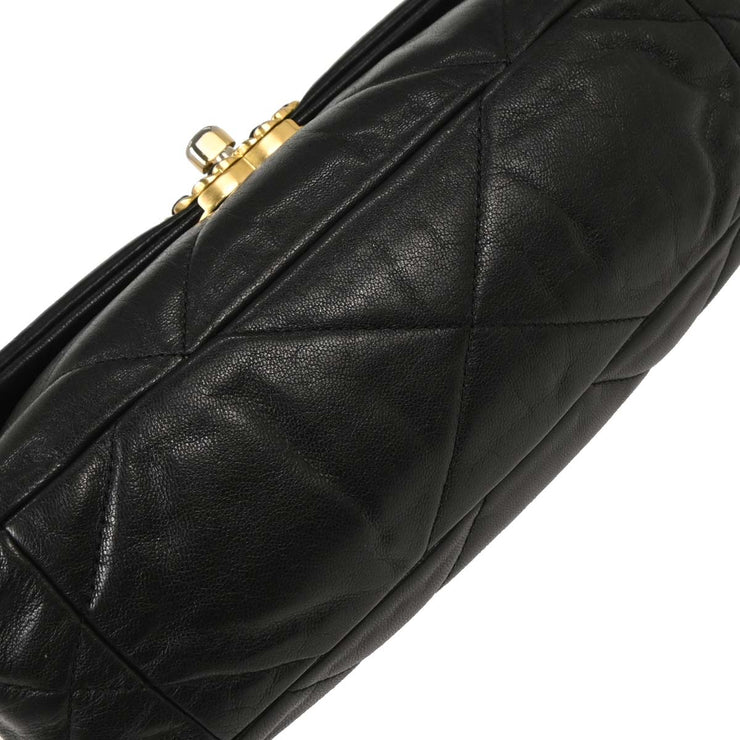 Chanel Black Calfskin 19 Dix-neuf  Shoulder Bag 154479