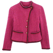 Chanel Pink Single Breasted Jacket 154484