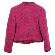 Chanel Pink Single Breasted Jacket 154484
