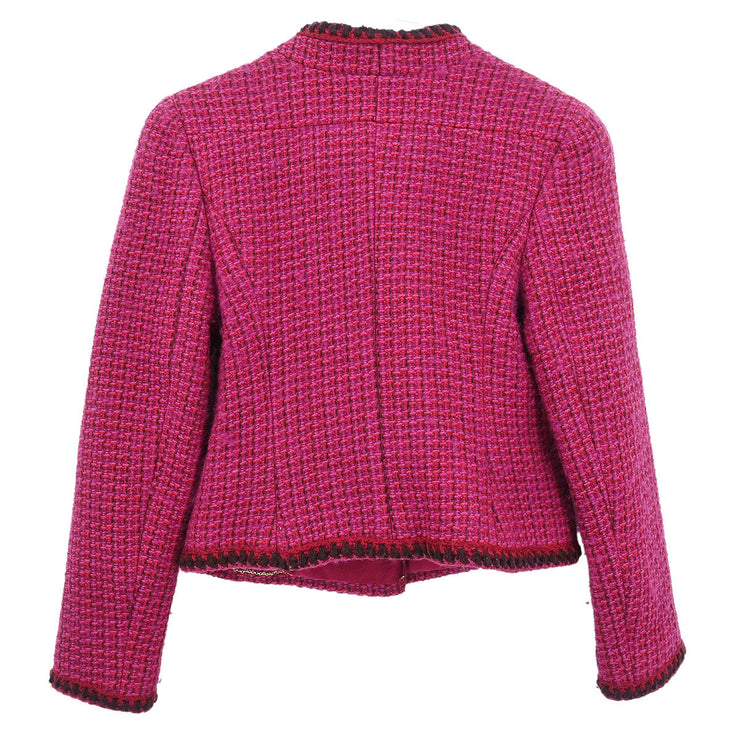 Chanel Pink Single Breasted Jacket 154484
