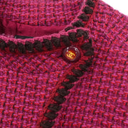 Chanel Pink Single Breasted Jacket 154484