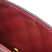 Chanel Black Lambskin Classic Square Flap Shoulder Bag 20 154485