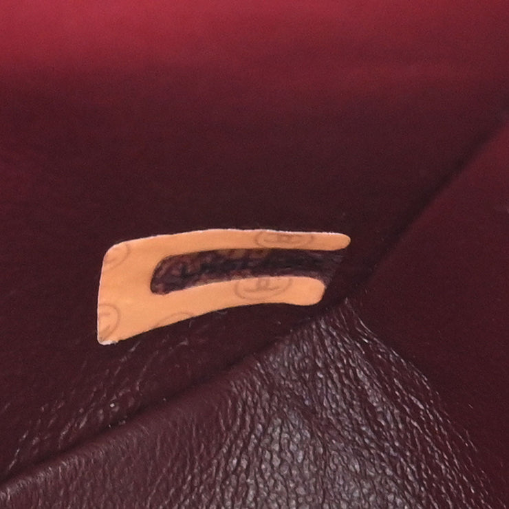 Chanel Black Lambskin Classic Square Flap Shoulder Bag 20 154485