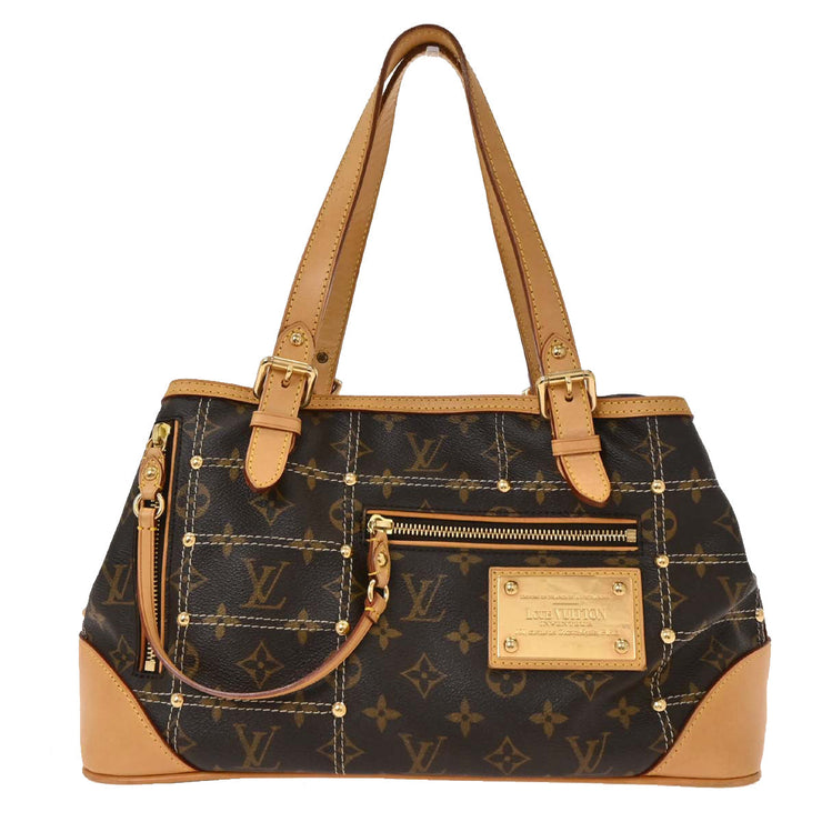 Louis Vuitton Monogram Riveting Handbag M40140 AR0077 154488