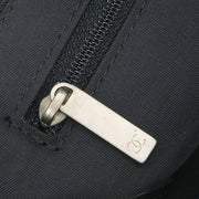 Chanel Brown Jacquard Nylon Travel Line Tote Handbag 154490