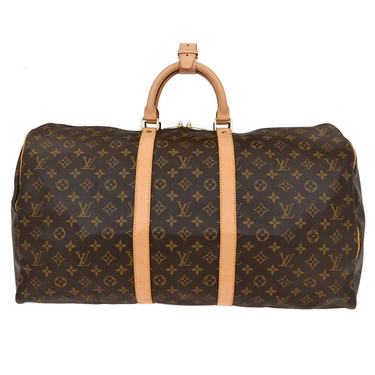 Louis Vuitton Monogram Keepall 55 Travel Duffle Handbag M41424 FL0073 154491
