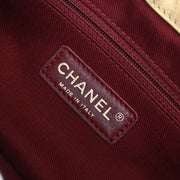 Chanel Gold Calfskin Pondicherry Flap 2way Handbag 154492