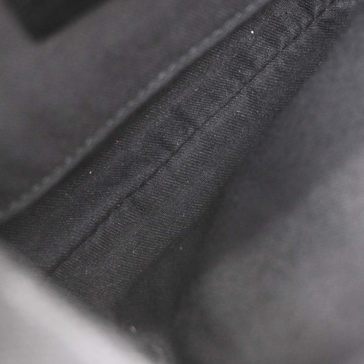 Gucci Black Canvas GG Horsebit Handbag 131495 205027 154493